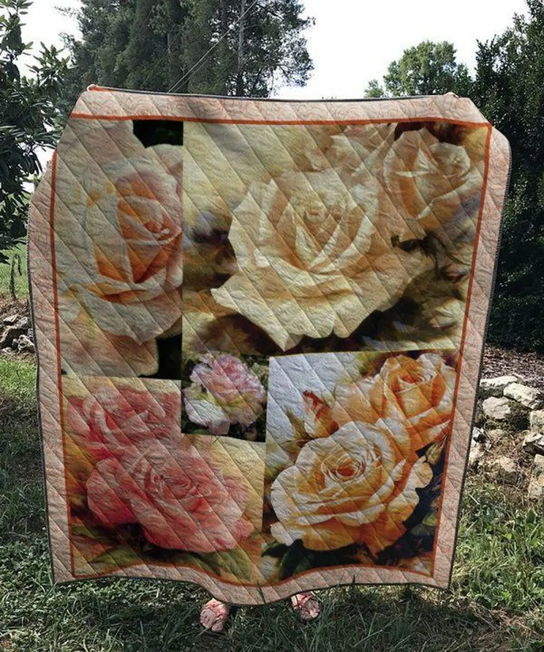 Rose Quilt V2 and Home Decor