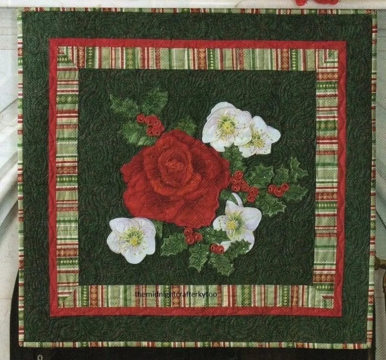 Roses Quilt Tdhxw and Home Decor