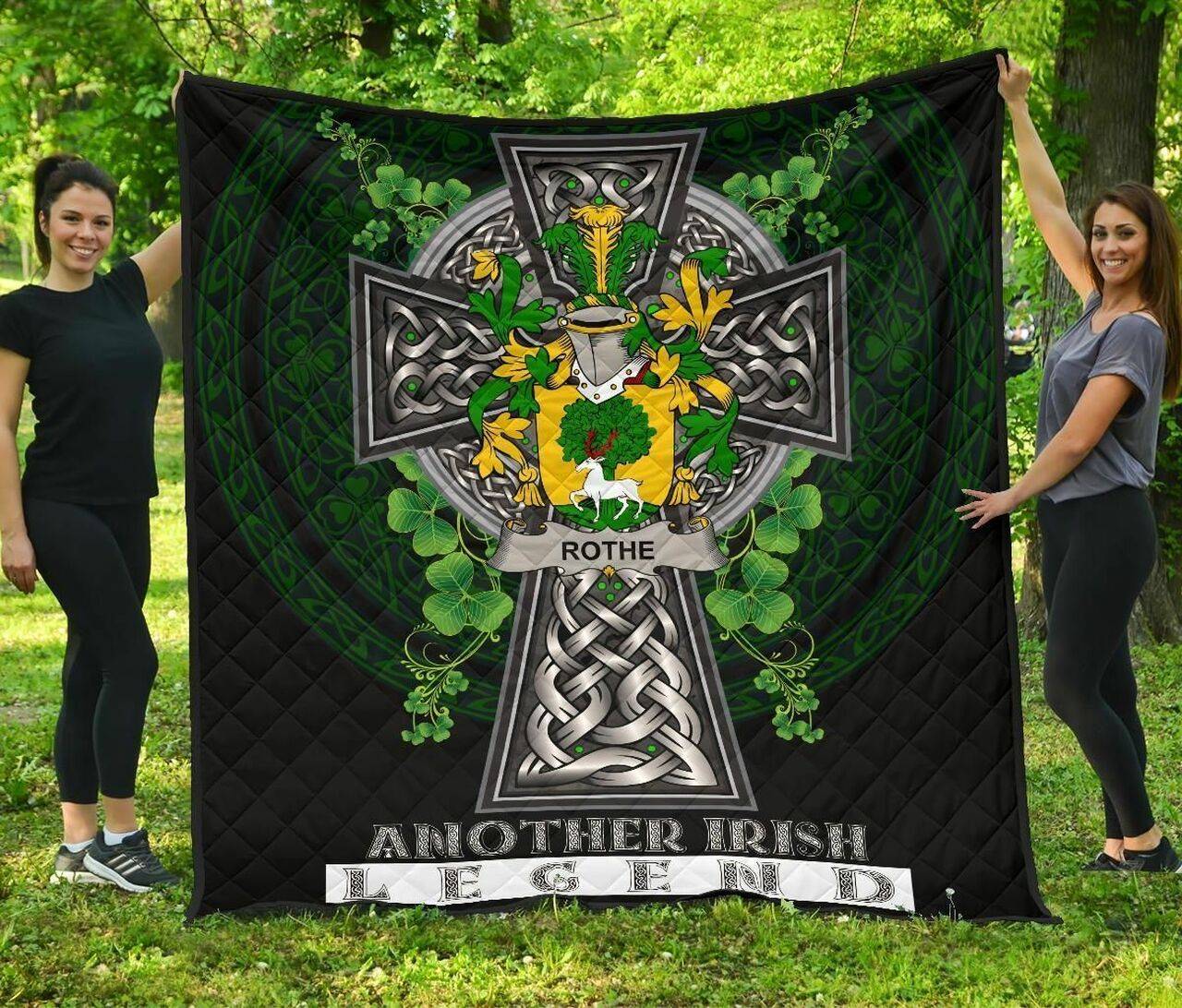 Rothe Ireland Irish Legend JFJ12058 3D Customized Quilt 2707 and Home Decor