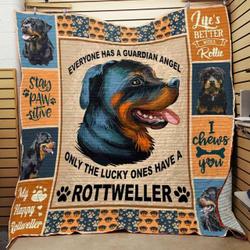 Rottweiler Dog JFJ12067 3D Customized Quilt 2707 and Home Decor