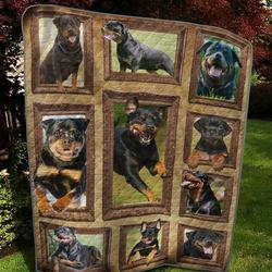 Rottweiler Hn Quilt Tdhoe and Home Decor