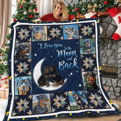 Rottweiler I Fell In Love With You Quilt Ogq and Home Decor