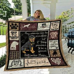 Rottweiler It Takes Some Times NTTH011298 3D Customized Quilt and Home Decor
