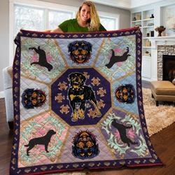 Rottweiler JFJ12097 3D Customized Quilt 2707 and Home Decor