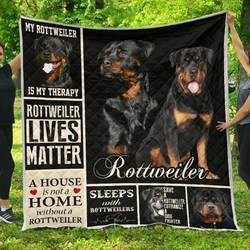 Rottweiler Lives Matter Quilt Tdhuf and Home Decor