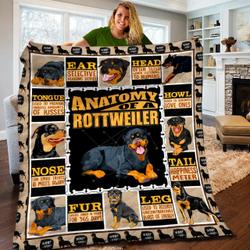 Rottweiler Quilt Blanket Bbb120231Dt and Home Decor