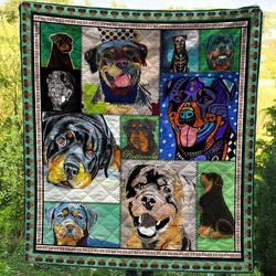 Rottweiler Take Me To Park CTV040796 3D Customized Quilt and Home Decor