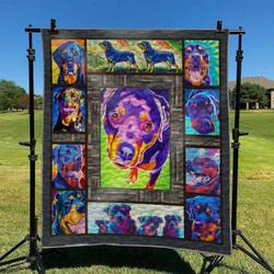 Rottweiler Td2809773 Quilt Blanket and Home Decor