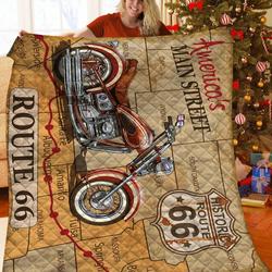 Route Motorcycle JFJ12115 3D Customized Quilt 2707 and Home Decor