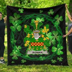Rowan Ireland Irish Celtic Shamrock Knot Circle JFJ12119 3D Customized Quilt 2707 and Home Decor
