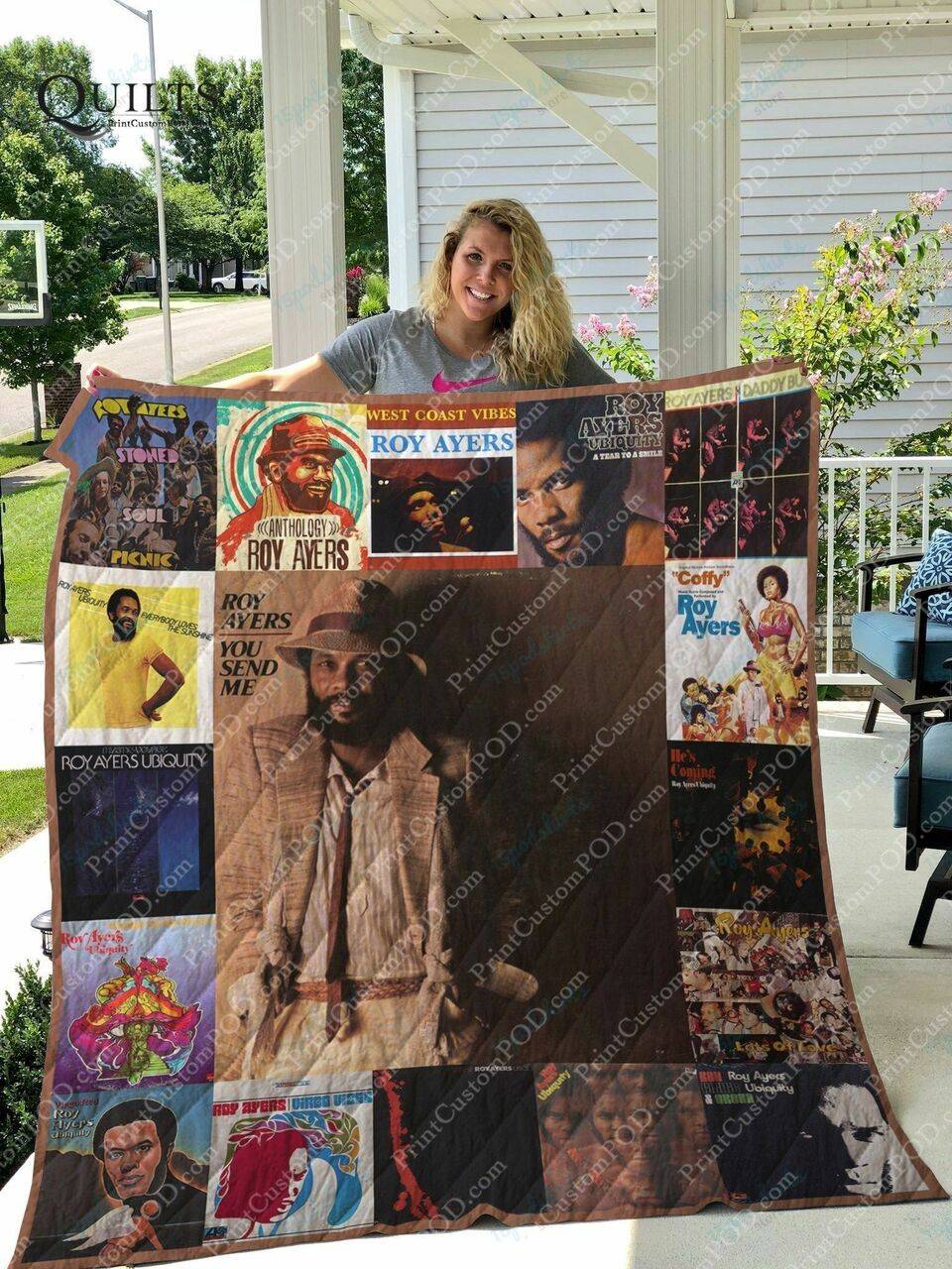 Roy Ayers Albums Quilt Blanket For Fans Ver 17 and Home Decor