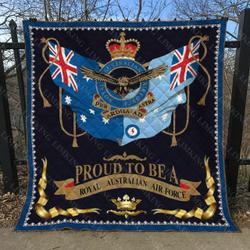 Royal Australian Air Force Quilt Blanket Dhc03011027Dd and Home Decor