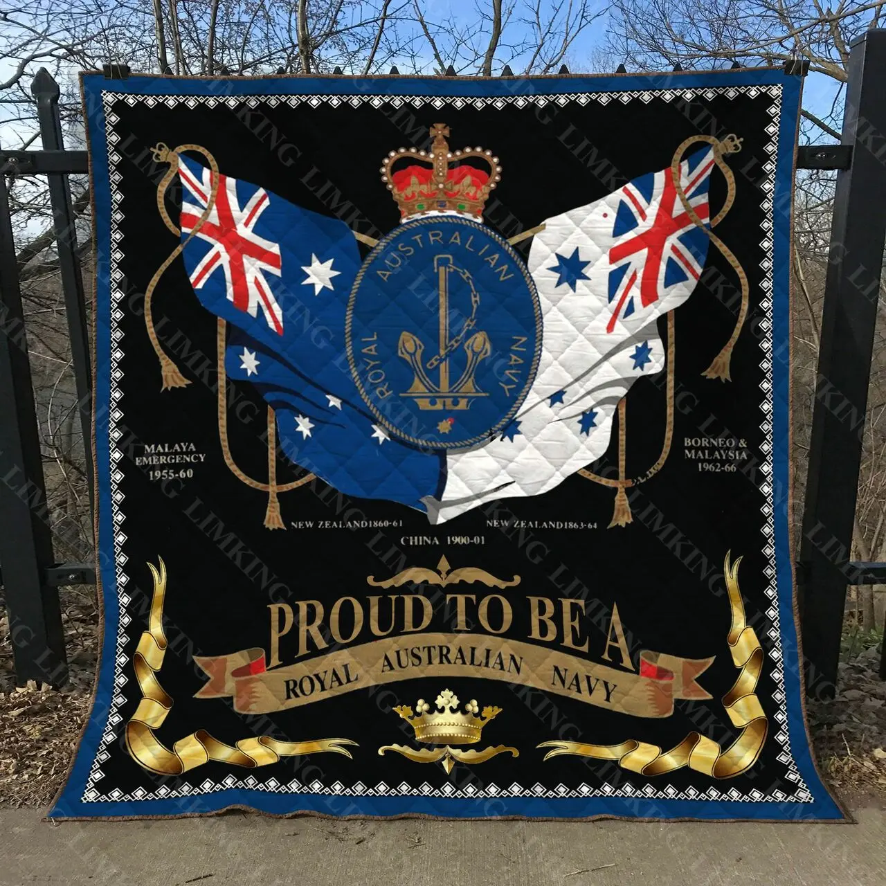 Royal Australian Navy Quilt Blanket Dhc03011028Dd and Home Decor
