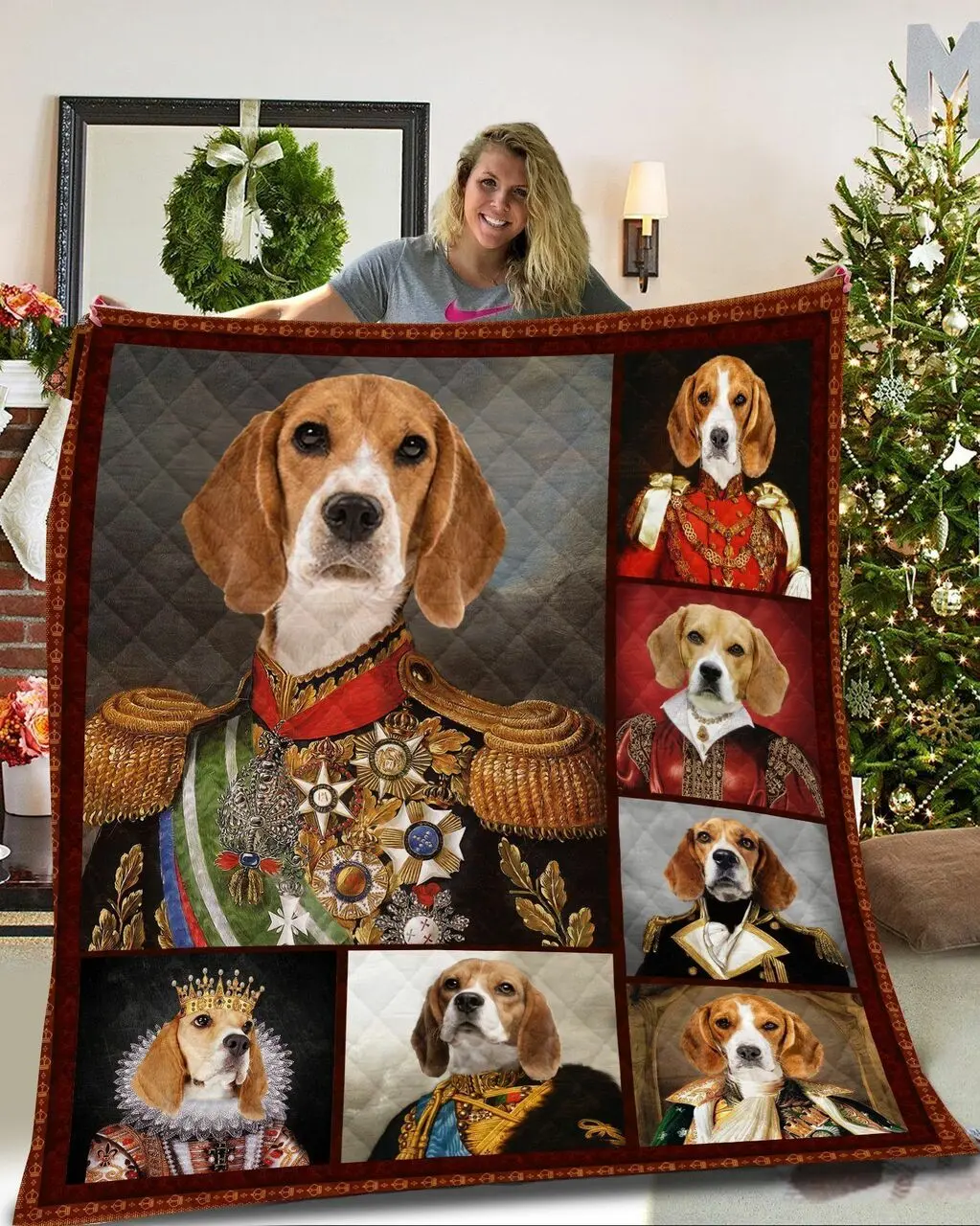 Royal Beagle Quilt Tdhsk and Home Decor
