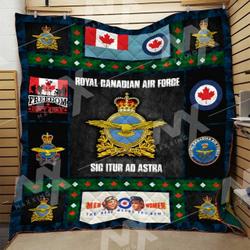 Royal Canadian Air Force Quilt Blanket DHC0910174VT and Home Decor