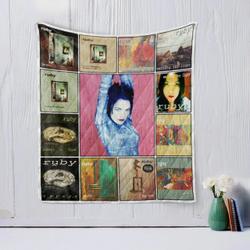 Ruby Quilt Blanket and Home Decor