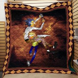 Running Man Quilt and Home Decor