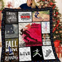 Running Quilt Blanket Bbb241020Nb and Home Decor