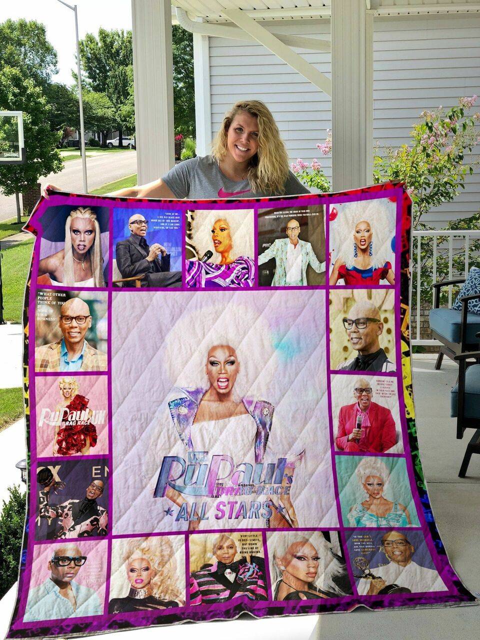Rupaul Style 2 Quilt Blanket and Home Decor