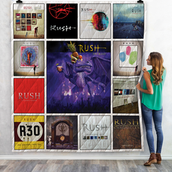 Rush Band Complication Albums Quilt Blanket For Fans and Home Decor