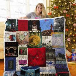 Rush Cover Poster Quilt Blanket Ver 5 and Home Decor