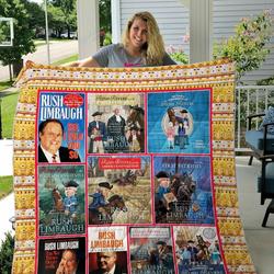 Rush Limbaugh Books Quilt Blanket and Home Decor