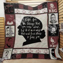 Ruth Bader Ginsburg Quilt Blanket Dhc1002739Td and Home Decor