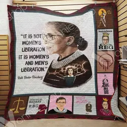 Ruth Bader Ginsburg Quilt Wcc and Home Decor