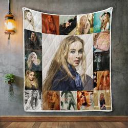 Sabrina Carpenter Album Covers Quilt Blanket and Home Decor