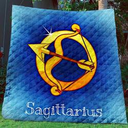 Sagittarius JFJ12185 3D Customized Quilt 2707 and Home Decor