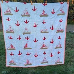 Sailboat Anchor Quilt Tdhxi and Home Decor