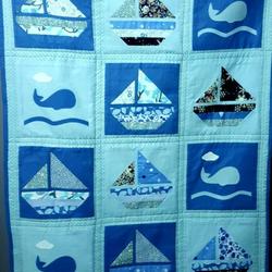Sailboat Cla210685 Quilt Blanket and Home Decor