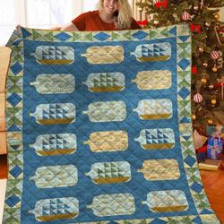 Sailing JFJ12199 3D Customized Quilt 2707 and Home Decor