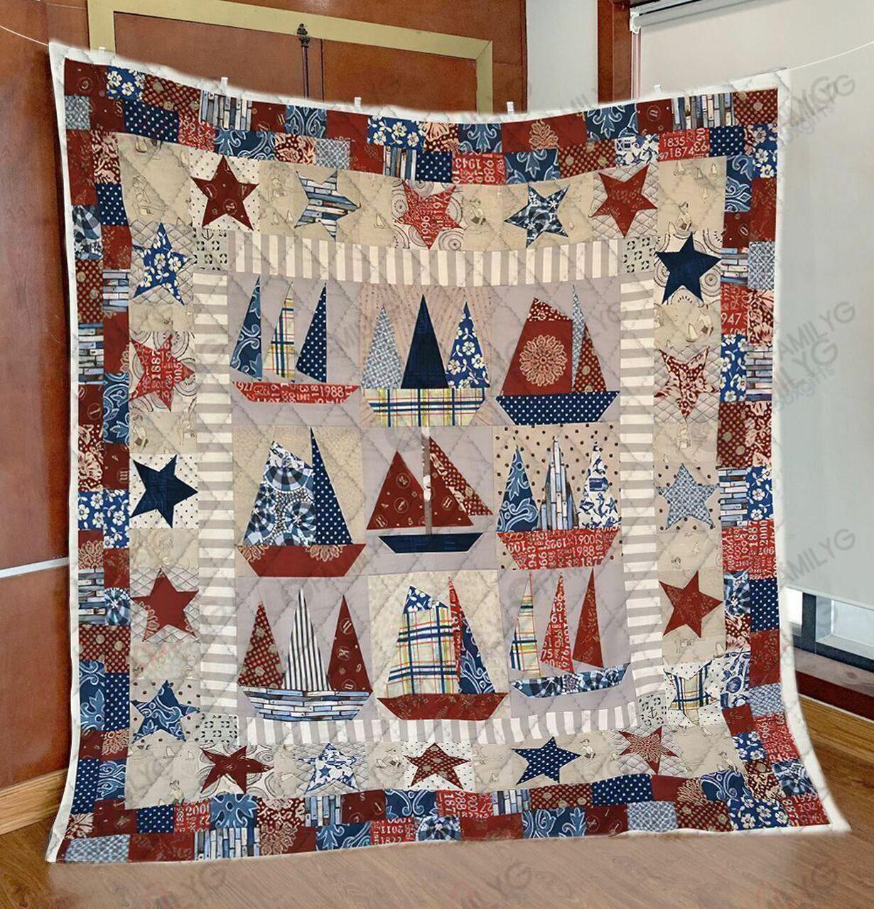 Sailing TH2509463CL Quilt Blanket and Home Decor