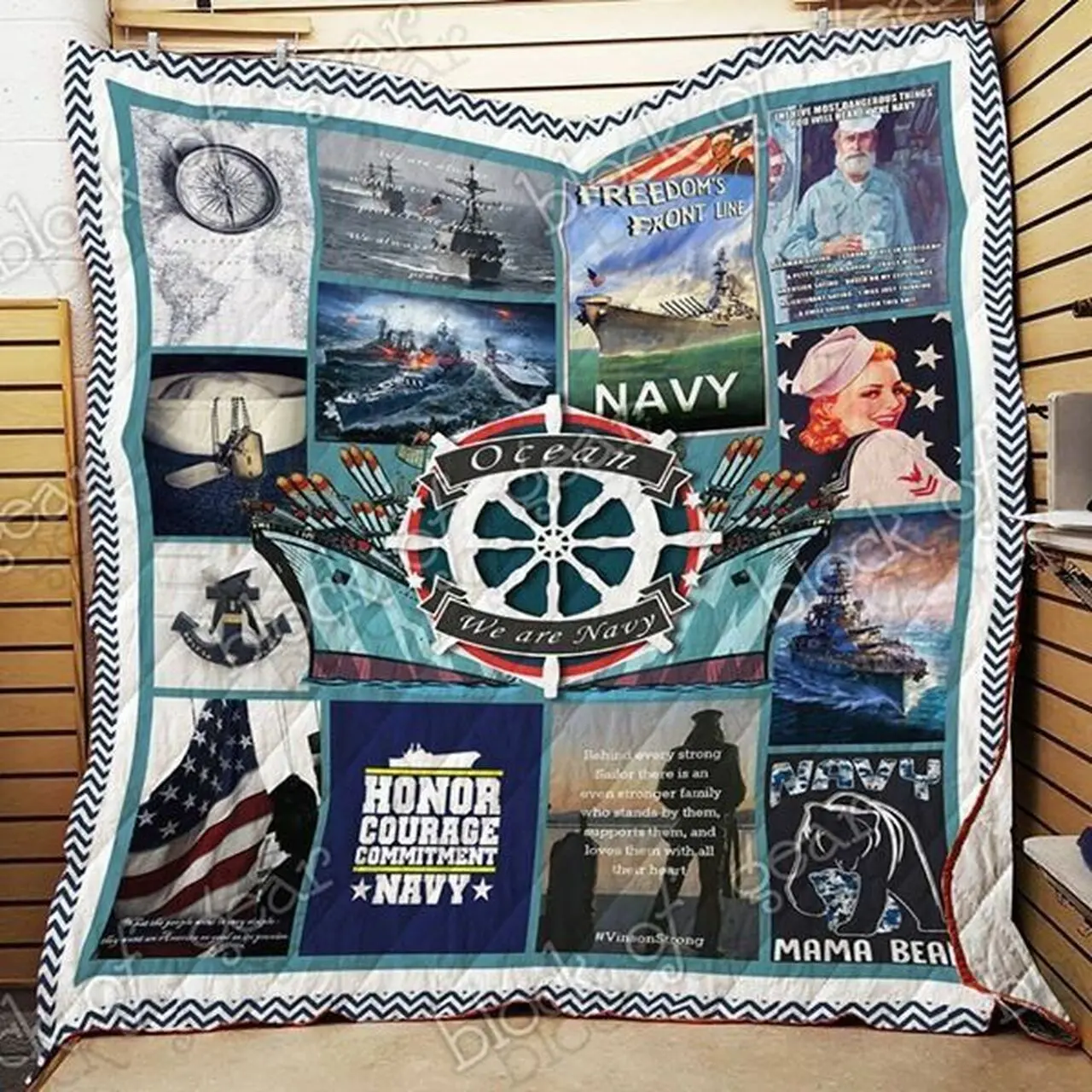 Sailor Cld170786 Quilt Blanket and Home Decor