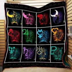 Sailor Moon Crystal Symbols Quilt Tdhzp and Home Decor