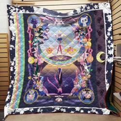 Sailor Moon Dark And Light Symbolized Blanket Th0509 Quilt and Home Decor