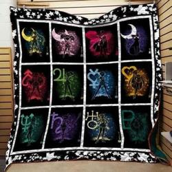 Sailor Moon Dark Art Blanket Th0907 Quilt and Home Decor