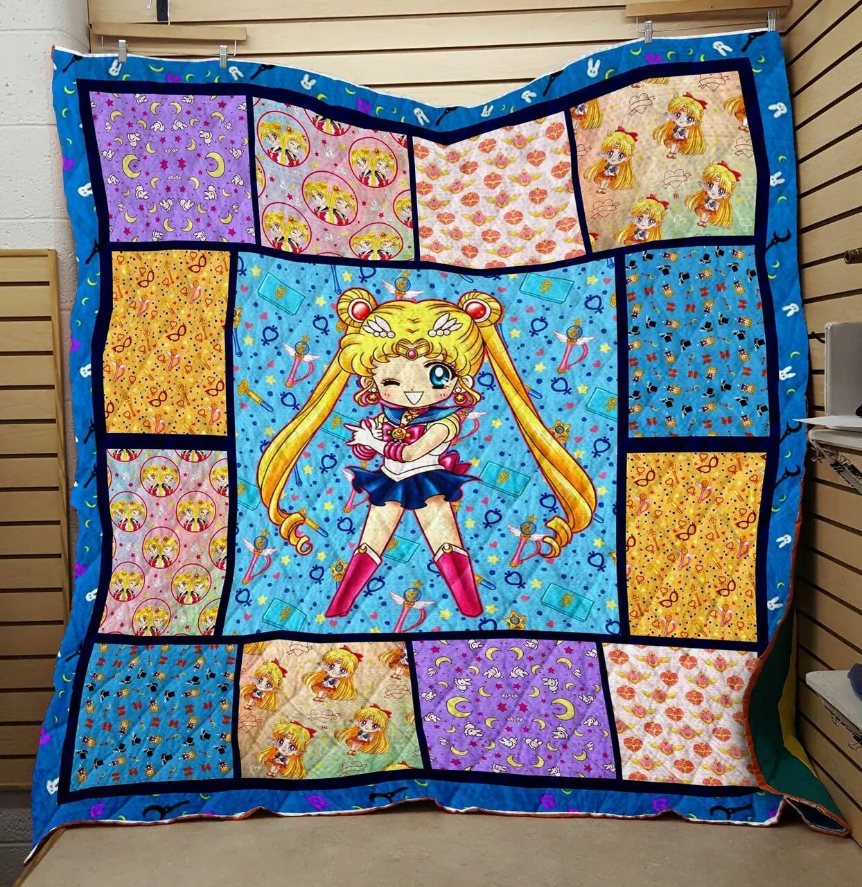 Sailor Moon Quilt Blanket and Home Decor