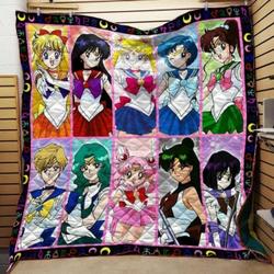 Sailor Moon Quilt Blanket For Fan and Home Decor