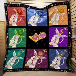 Sailor Moon Quilt For Fans Amine and Home Decor