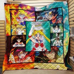 Sailor Moon Scout Magic Fight Blanket Th0509 Quilt and Home Decor