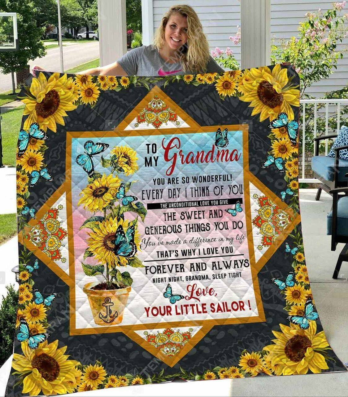 Sailor Sunflower Quilt Eyx and Home Decor