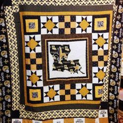 Saints Quilt Blanket Bn14  Quilt and Home Decor