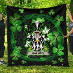 Salmon Ireland Irish Celtic Shamrock Knot Circle JFJ12206 3D Customized Quilt 2707 and Home Decor