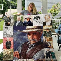 Sam Elliott Quilt Blanket 01028 and Home Decor