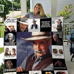 Sam Elliott Quilt Blanket For Fans Ver 17 and Home Decor