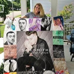 Sam Smith Albums Quilt Blanket For Fans Ver 17 and Home Decor