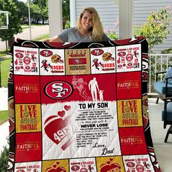 San Francisco 49Ers - Dad To Son Quilt and Home Decor