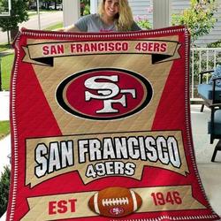 San Francisco 49Ers Quilt Blanket 05 and Home Decor